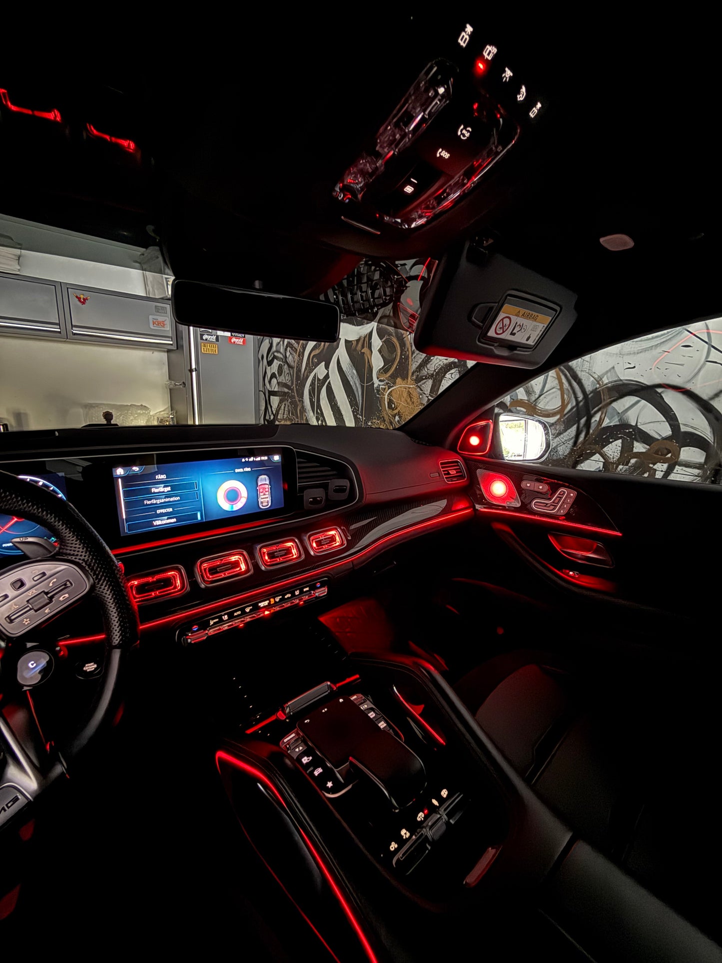 GLE Ambient light fläktar och högtalare