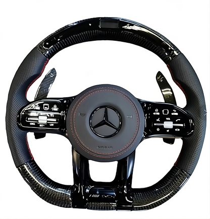 Mercedes AMG sport ratt LED display kolfiber - Z6