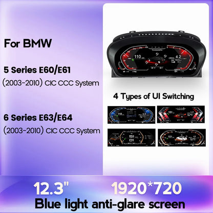 BMW E60 digital instrument panel