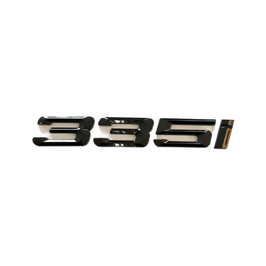 Emblem BMW 335i blanksvart