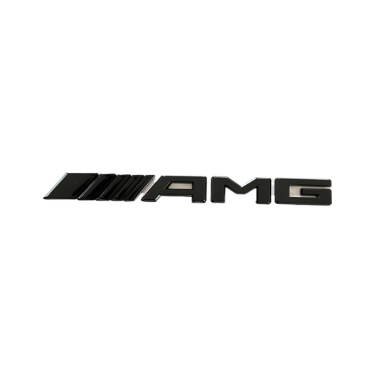 Blanksvart AMG Mercedes emblem