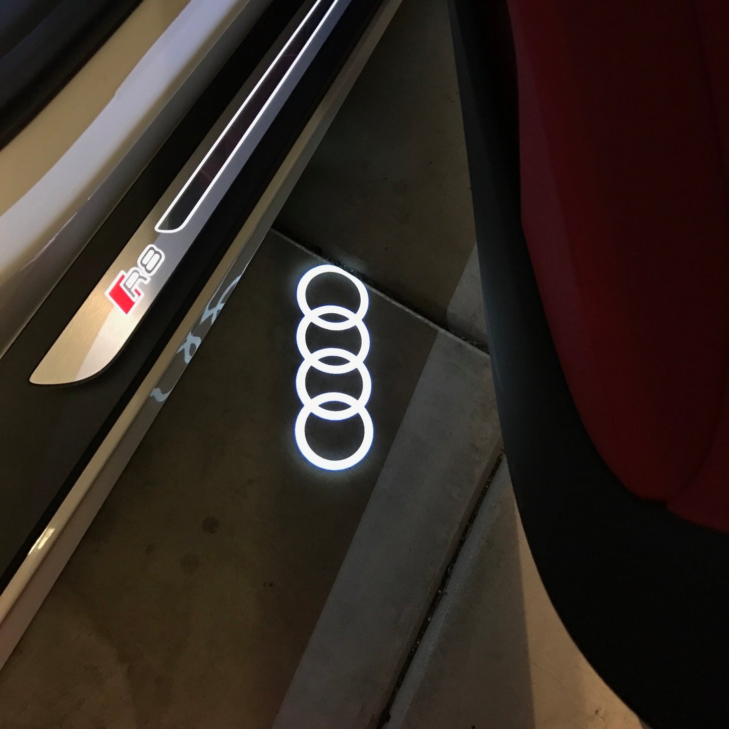 AUDI led projektor dörrbelysning