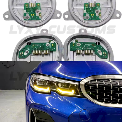 Bmw 3 serie gula led drl ljus