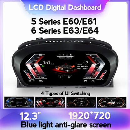 BMW E60 digital instrument panel