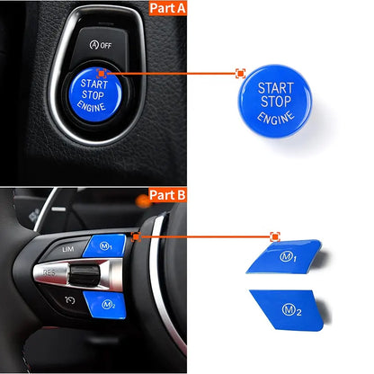 BMW M1/M2/START knappar