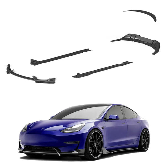 Body kit komplett kolfiber Tesla model 3