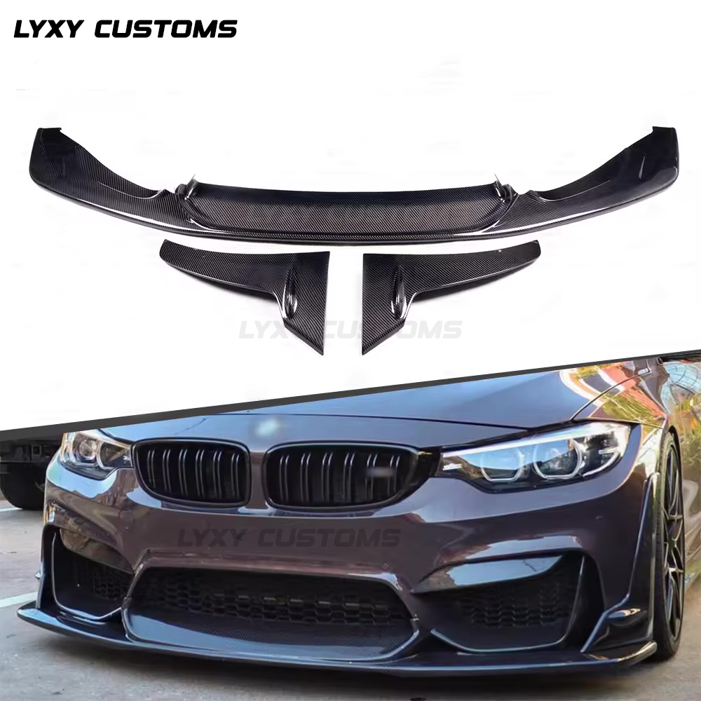 Bmw M3 M4 Kolfiber front läpp  F80 F82 F83