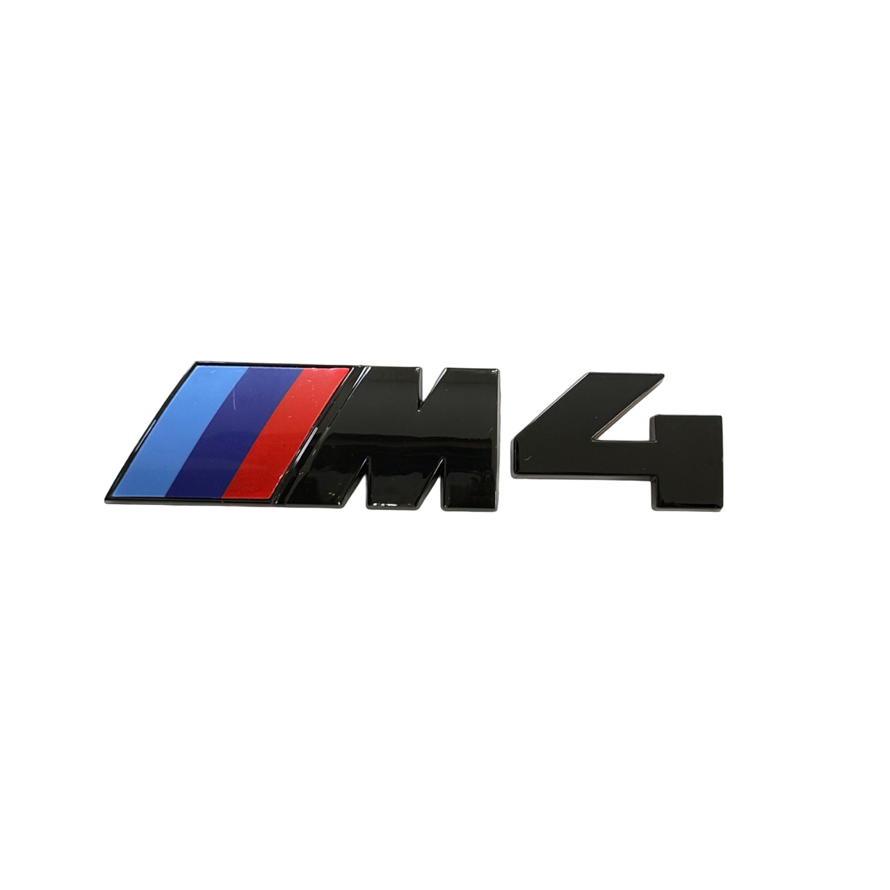 Blanksvart BMW M4 emblem