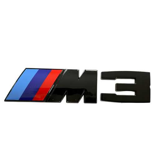 BMW M3 emblem blanksvart