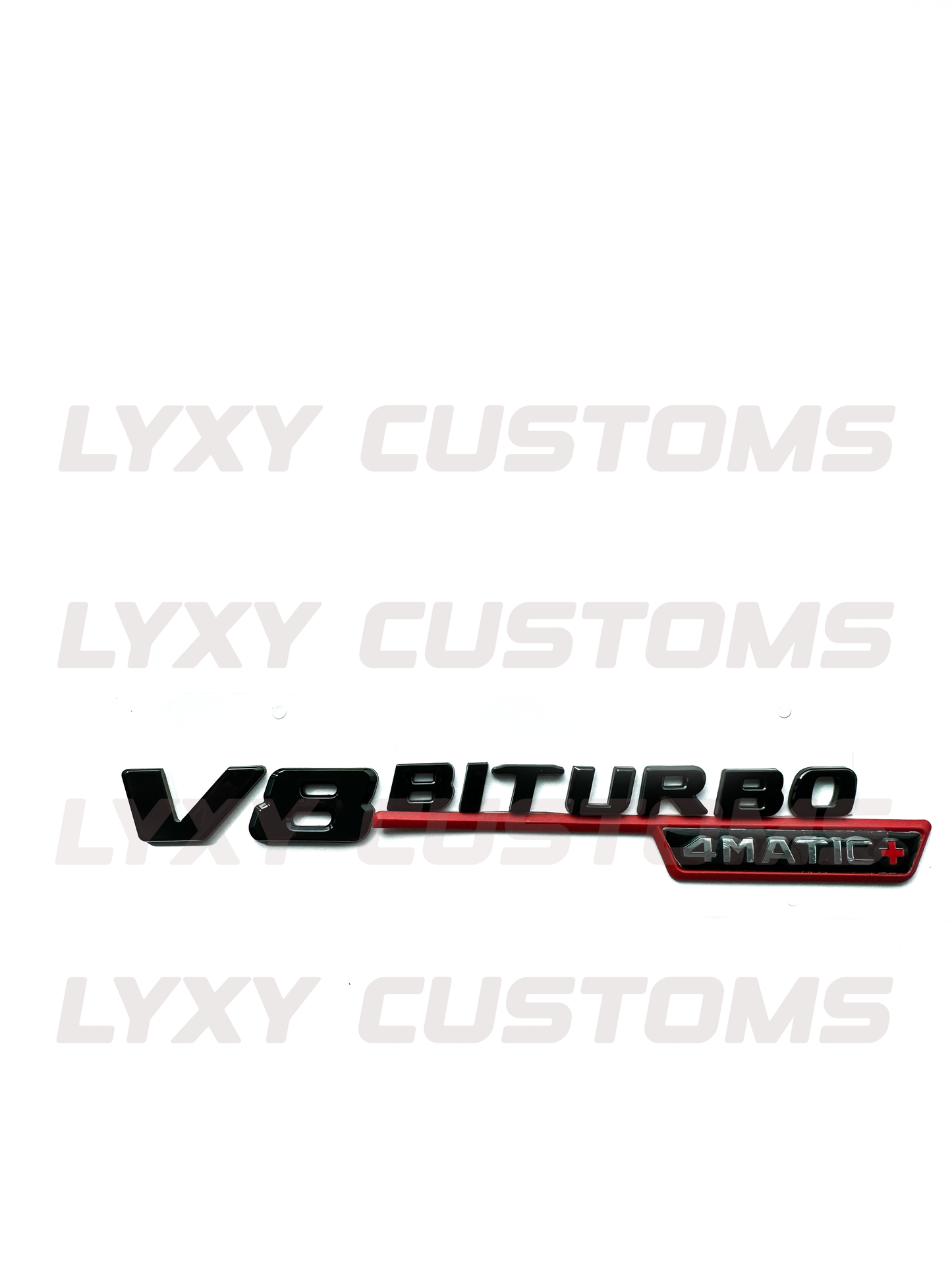 V8 biturbo emblem