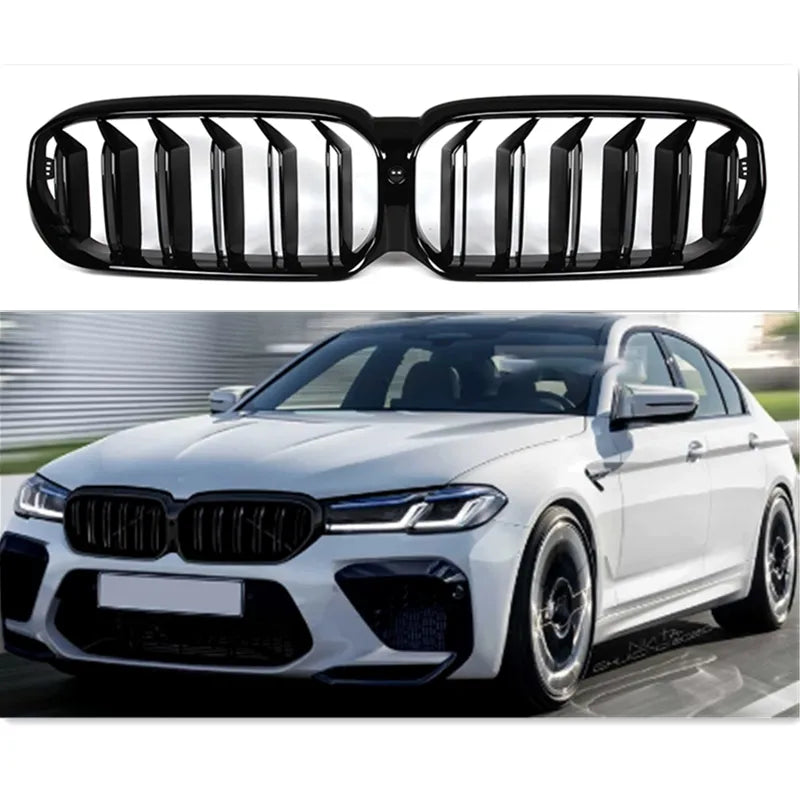 BMW njurar 5-serie G30 G31 grill Blanksvart