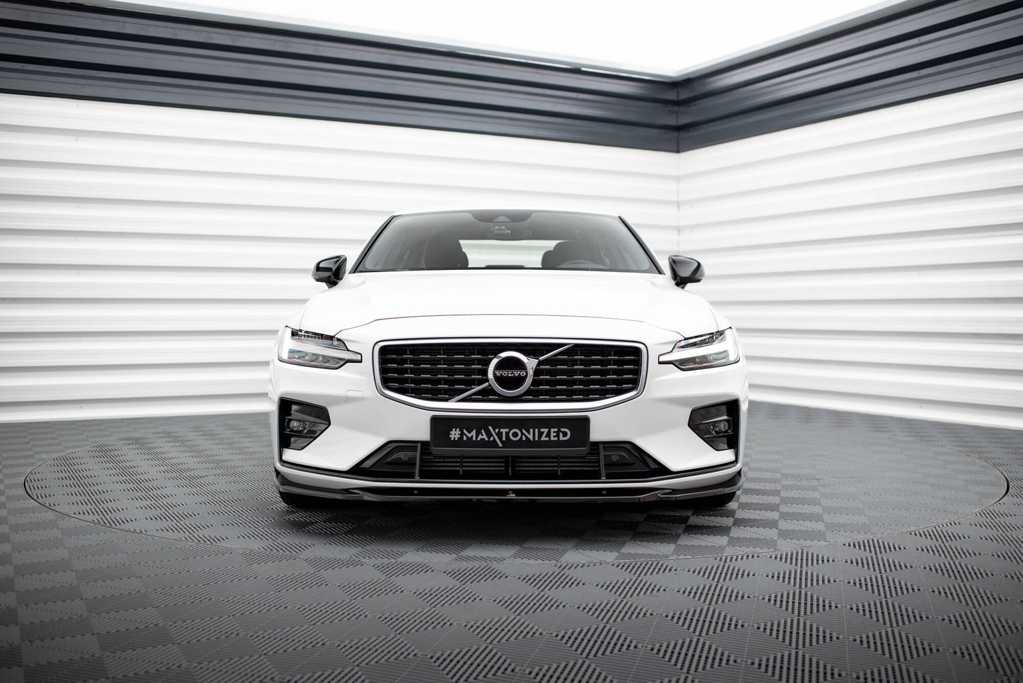 BLANKSVART VOLVO V60 S60 FRONT LÄPP R-DESIGN MK3 V.2