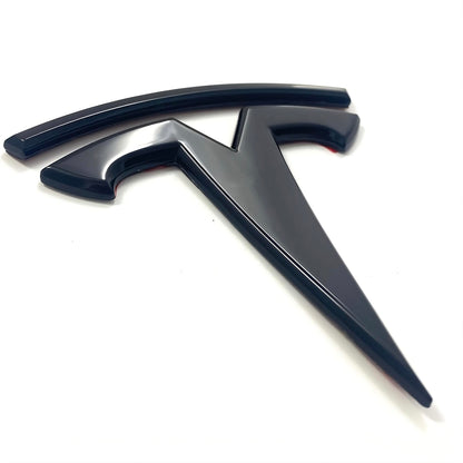 Tesla emblem bak blanksvart